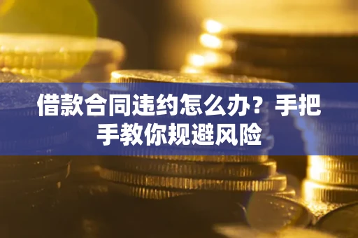 武汉借款合同违约怎么办？手把手教你规避风险