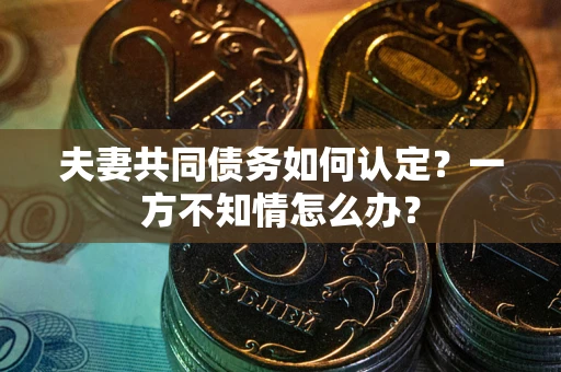 武汉夫妻共同债务如何认定？一方不知情怎么办？