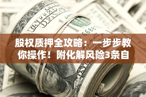 武汉股权质押全攻略：一步步教你操作！附化解风险3条自救法则