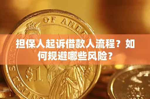武汉担保人起诉借款人流程？如何规避哪些风险？