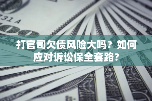 武汉打官司欠债风险大吗？如何应对诉讼保全套路？