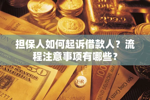 武汉担保人如何起诉借款人？流程注意事项有哪些？